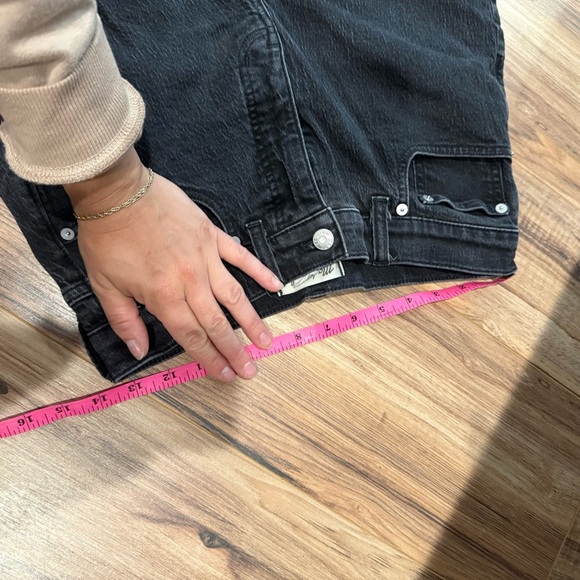 Madewell The '90s Straight Jean Black Denim Jeans - Picture 8 of 14